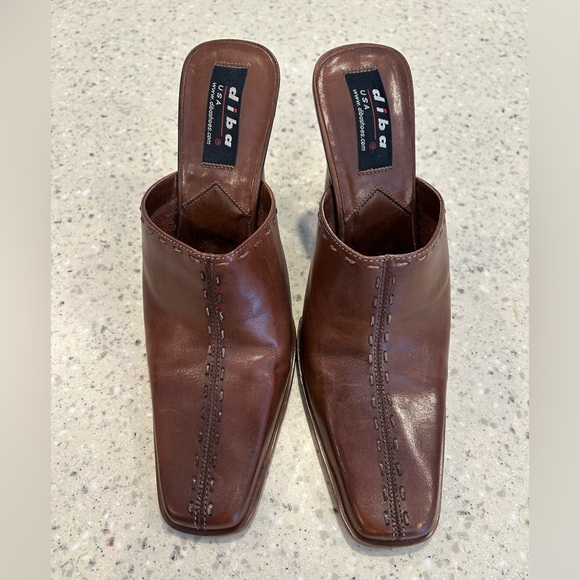 Diba leather mules, size 8.5 - Picture 2 of 4